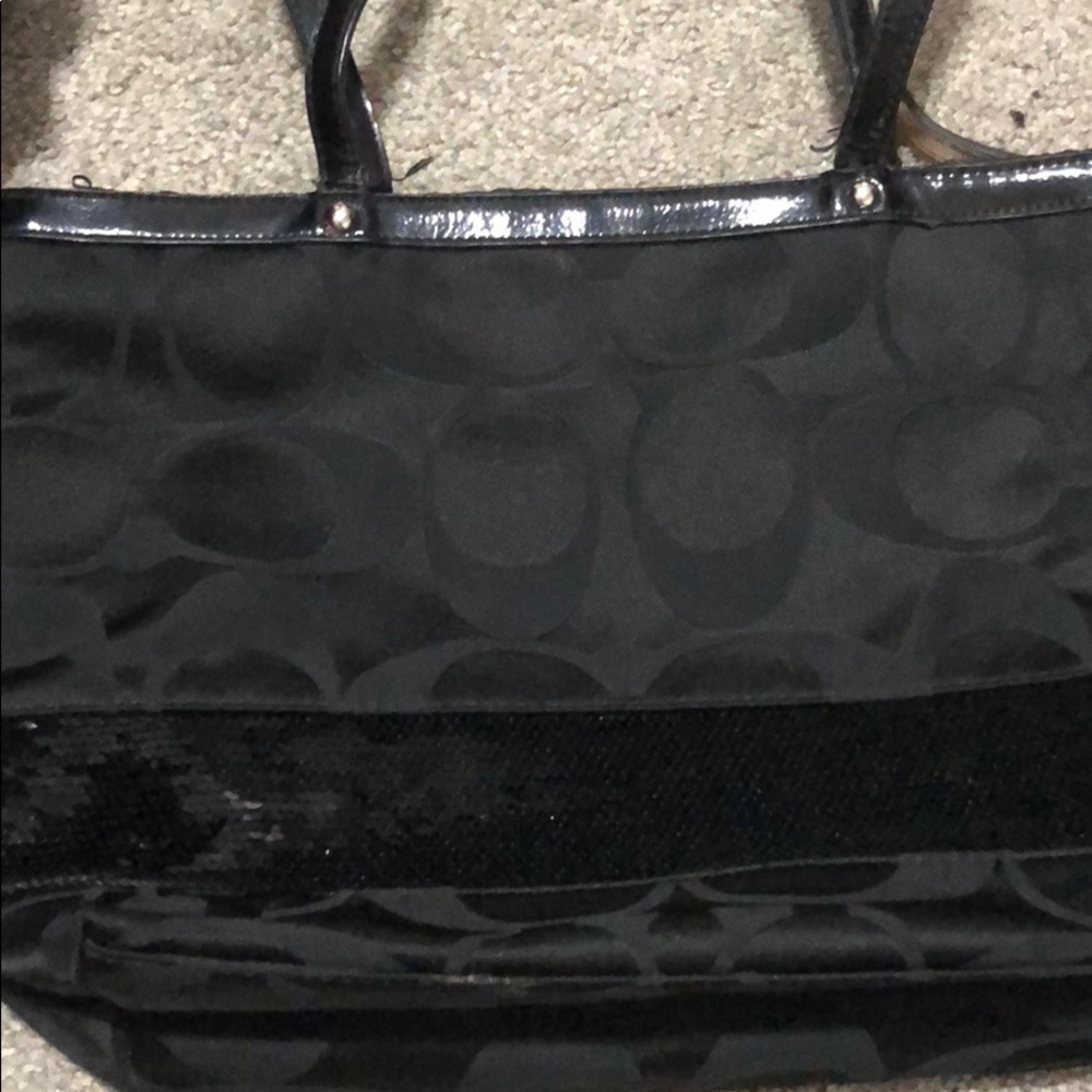 Coach sequin handbag